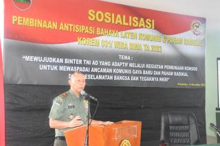 Danrem 031 WB Buka Sosialisasi Balatkom dan Paham Radikalisme